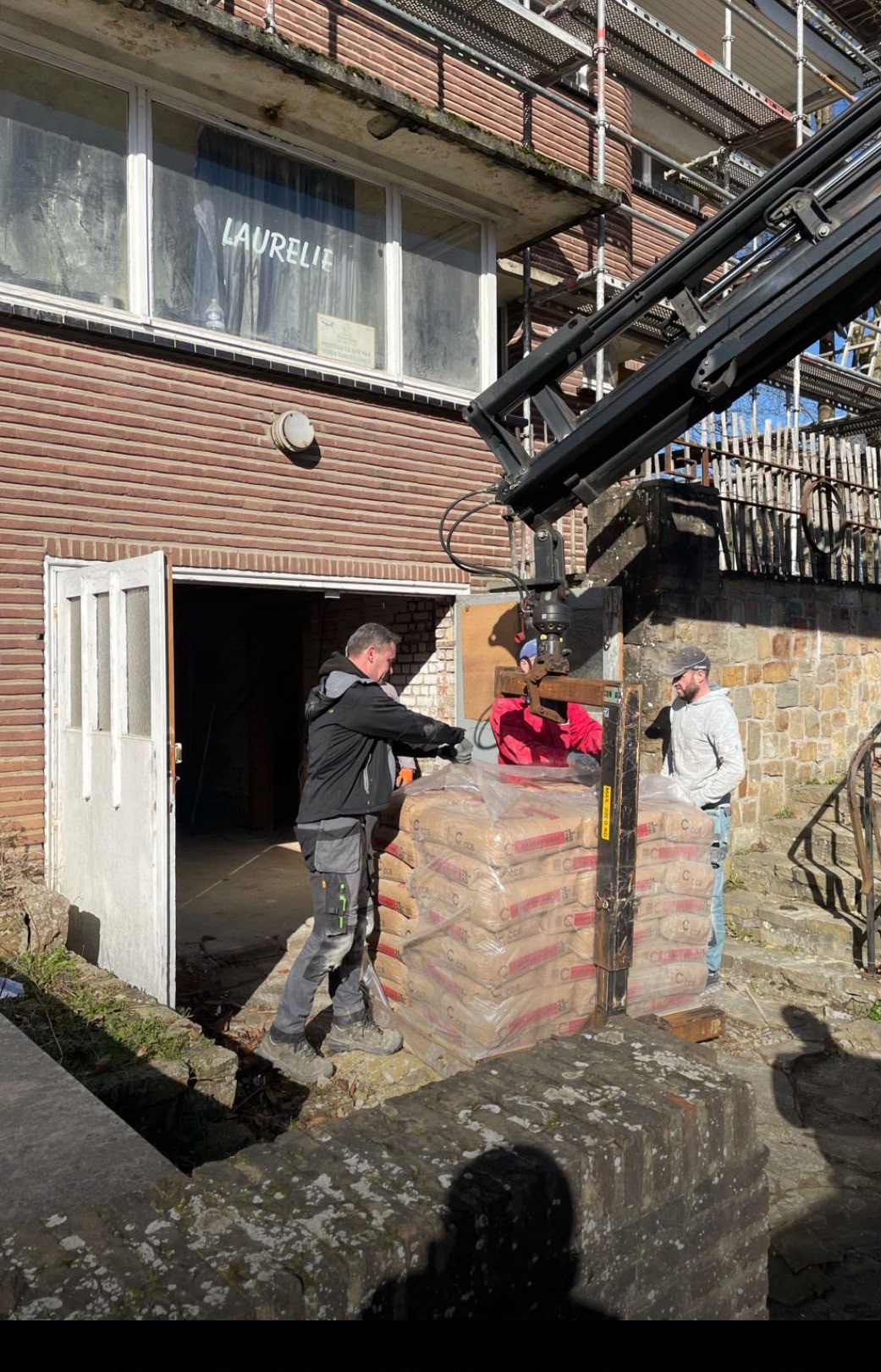 Levering op de werf